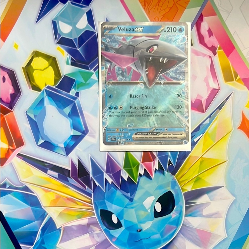 Veluza ex Journey Together Pokémon Card